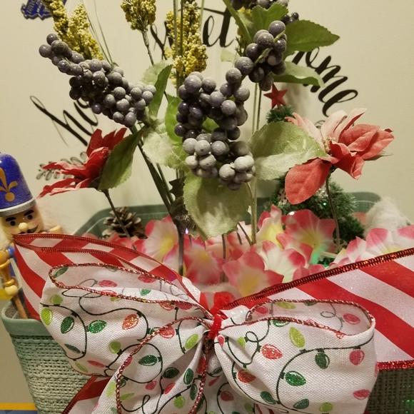 Handmade decorative Christmas baskets
